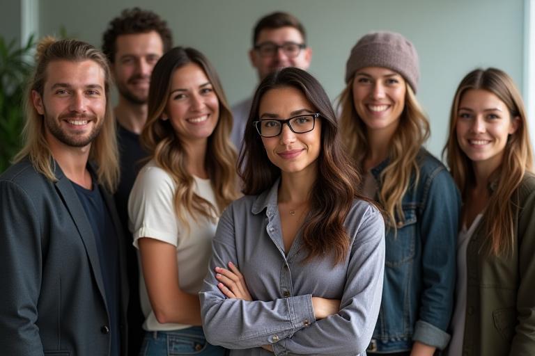 Team photo of Emirates Connect Retail staff